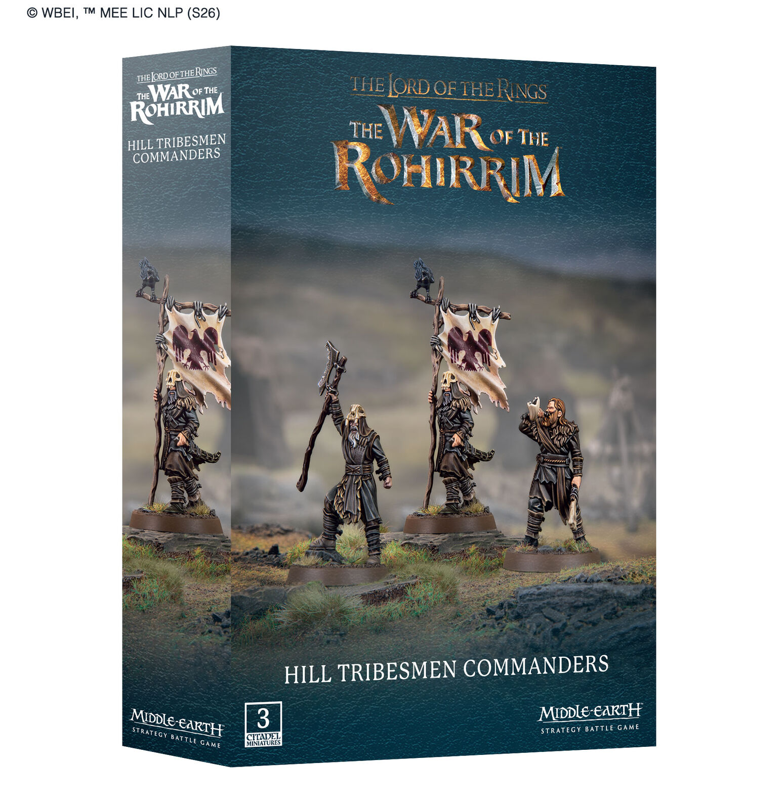 30-101 Middle Earth Strategy Battle Game: Hill Tribesmen Commanders