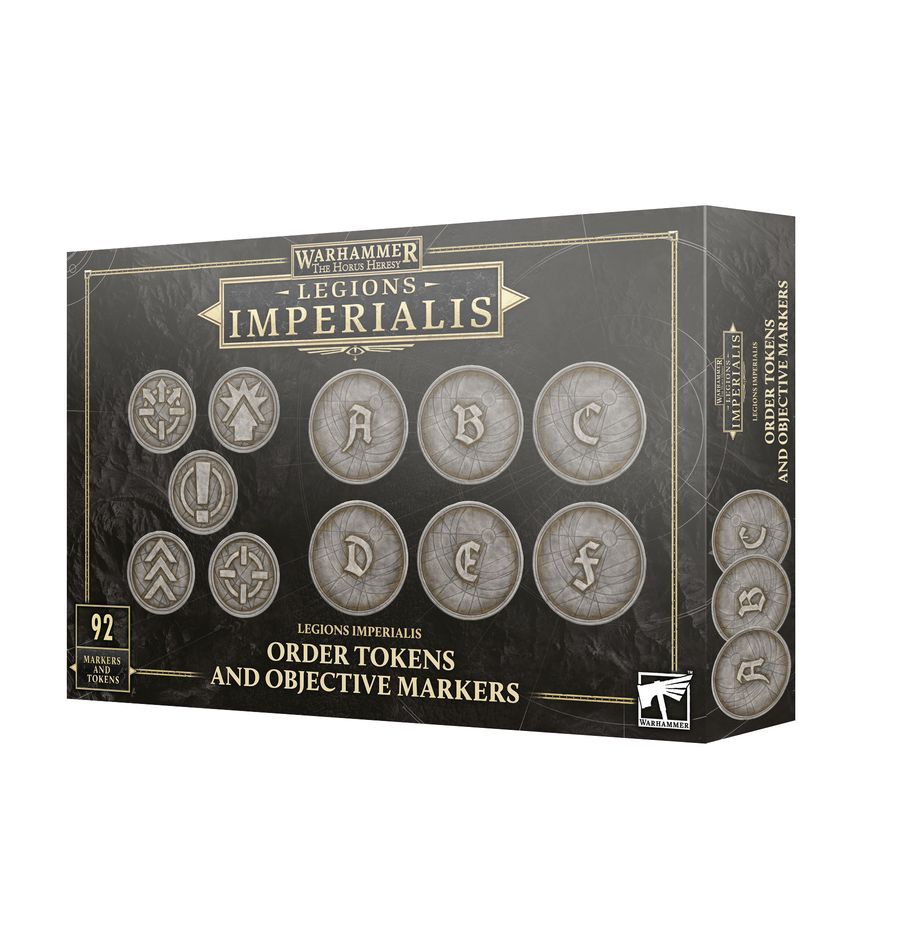 03-85 Legions Imperialis: Order Tokens And Objectives Markers