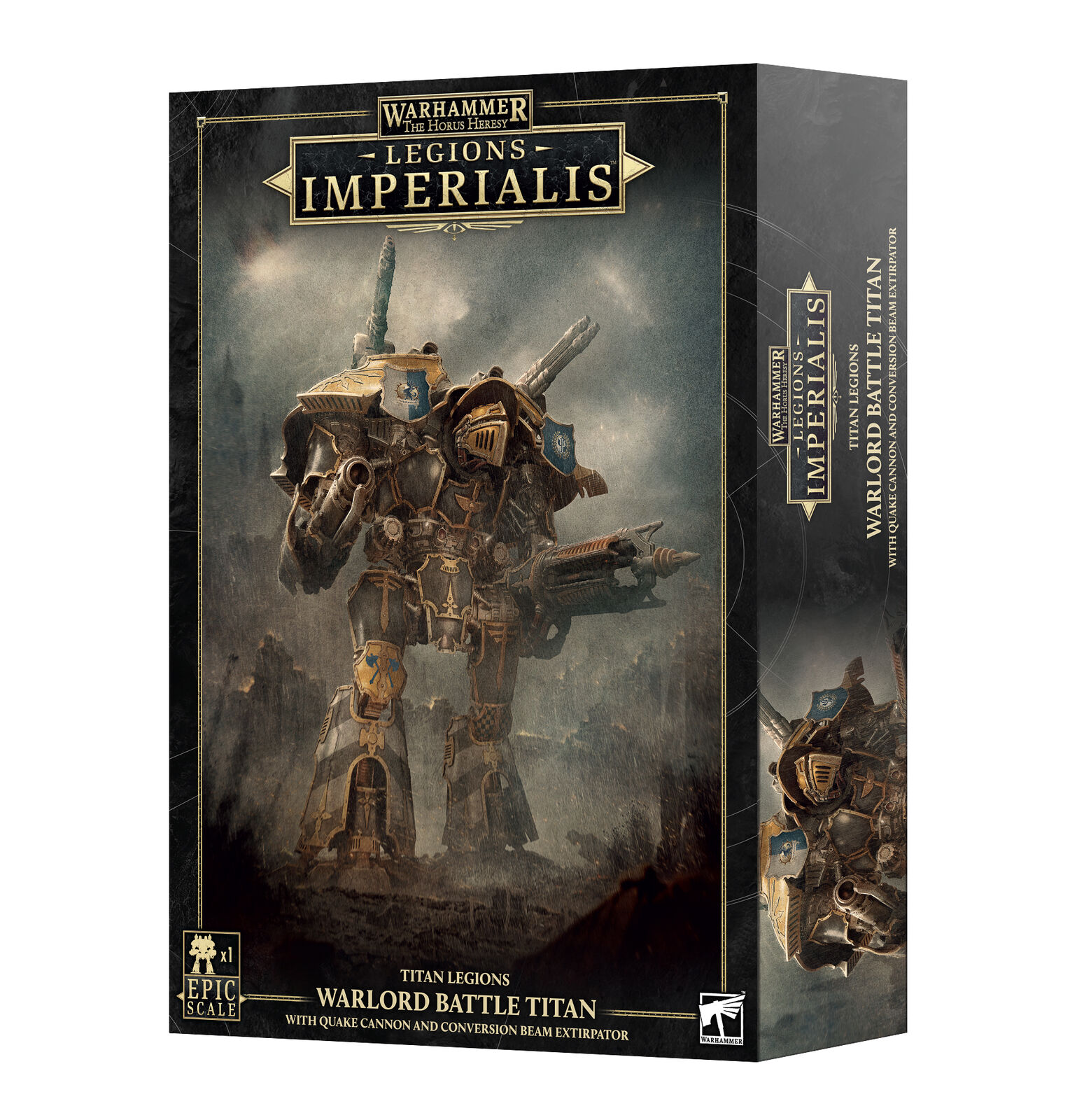 03-108 Legions Imperialis: Warlord Titan with Quake Cannon & Conversion Beam Extirpator