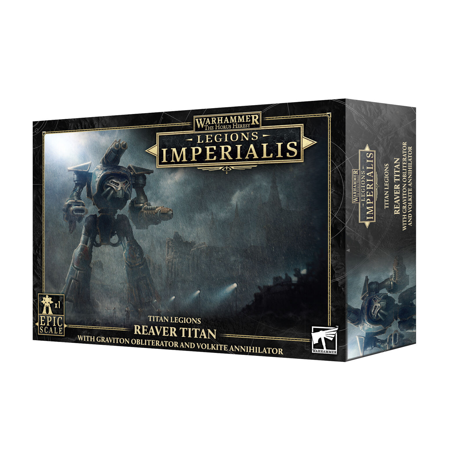 03-110 Legions Imperialis: Reaver Titan with Graviton Obliterator & Volkite Annihilator