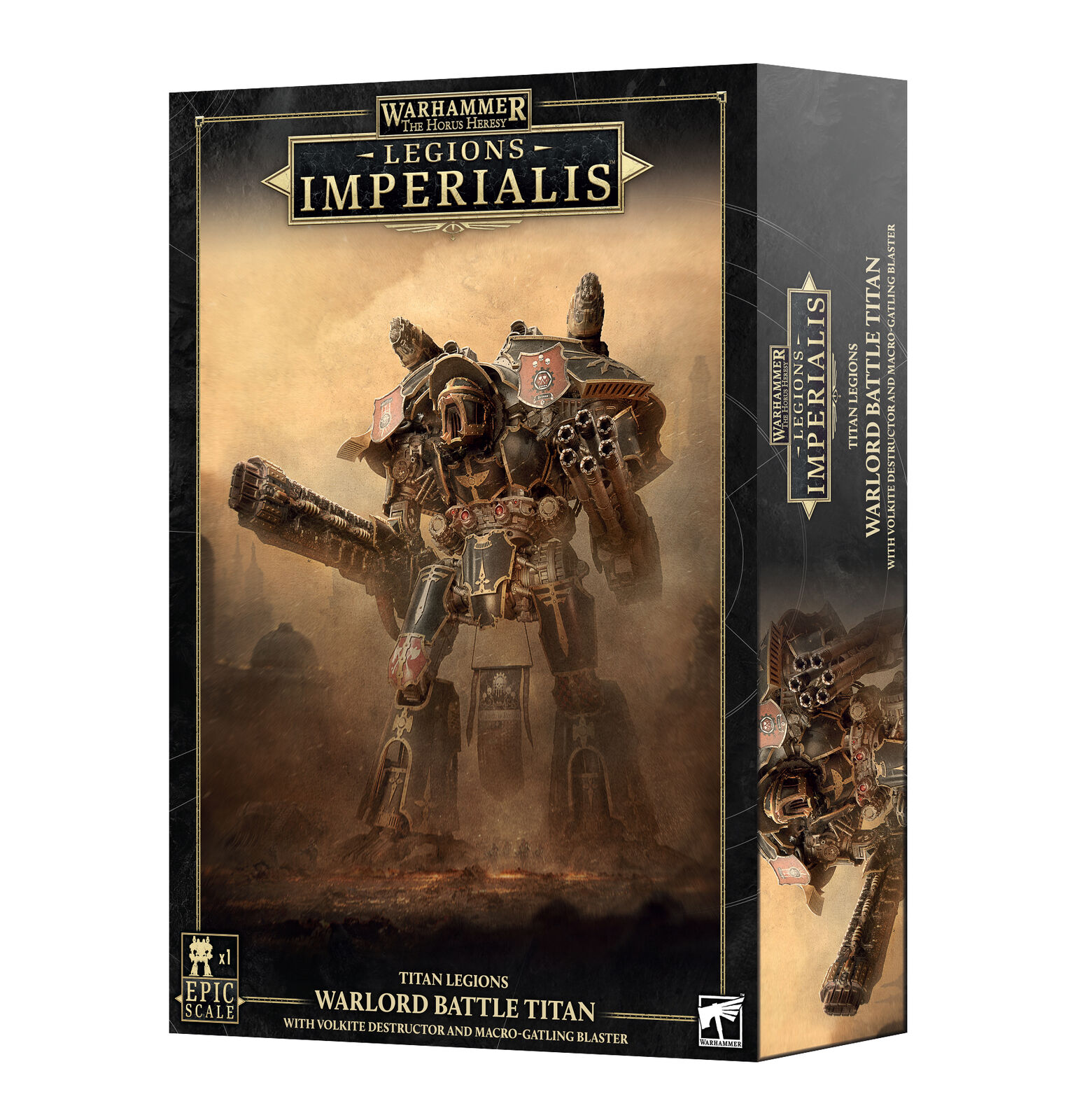 03-109 Legions Imperialis: Warlord Titan with Volkite Destructor & Macro Gatling Blaster