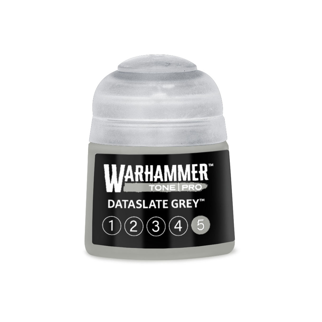 20-105 Warhammer Tone Pro 12ml Paint Pot: Dataslate Grey 5 