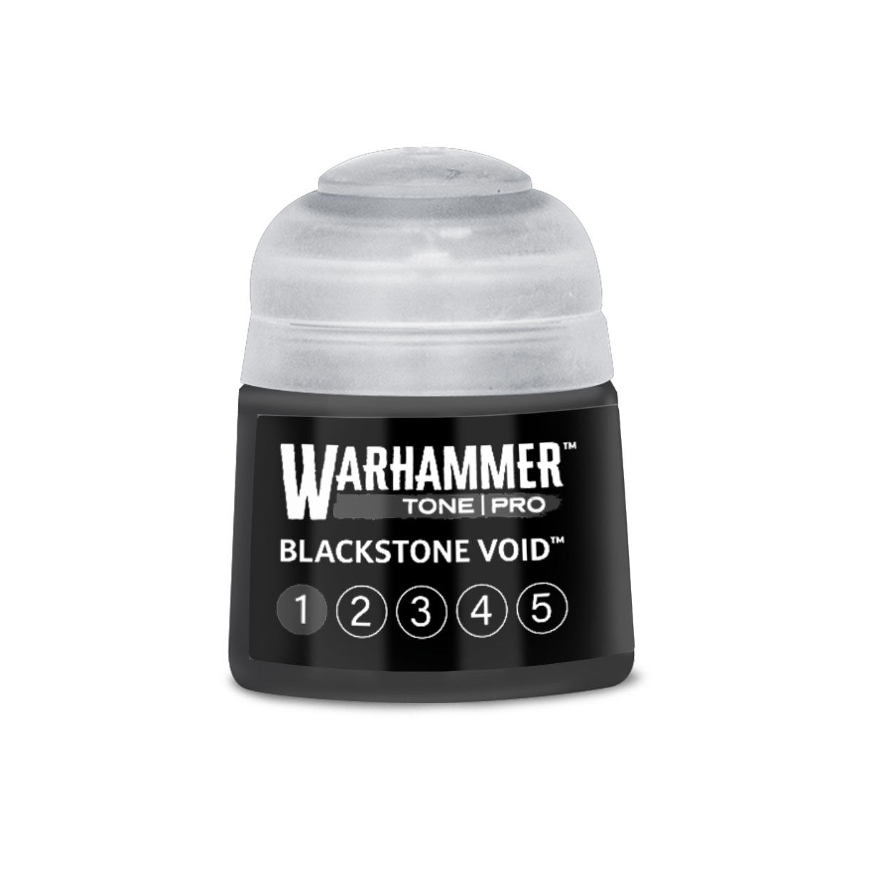 20-121 Warhammer Tone Pro 12ml Paint Pot: Blackstone Void 1 