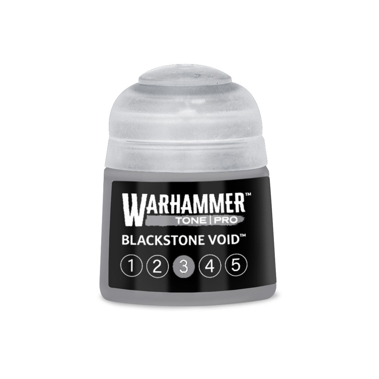20-123 Warhammer Tone Pro 12ml Paint Pot: Blackstone Void 3 
