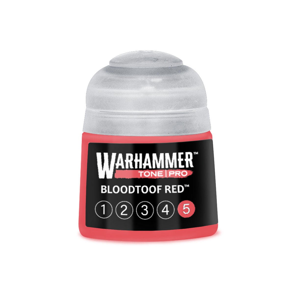 20-155 Warhammer Tone Pro 12ml Paint Pot: Bloodtoof Red 5 