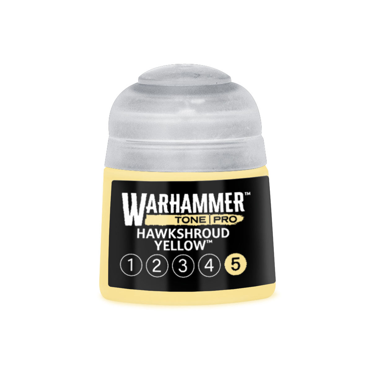 20-195 Warhammer Tone Pro 12ml Paint Pot: Hawkshroud Yellow 5 