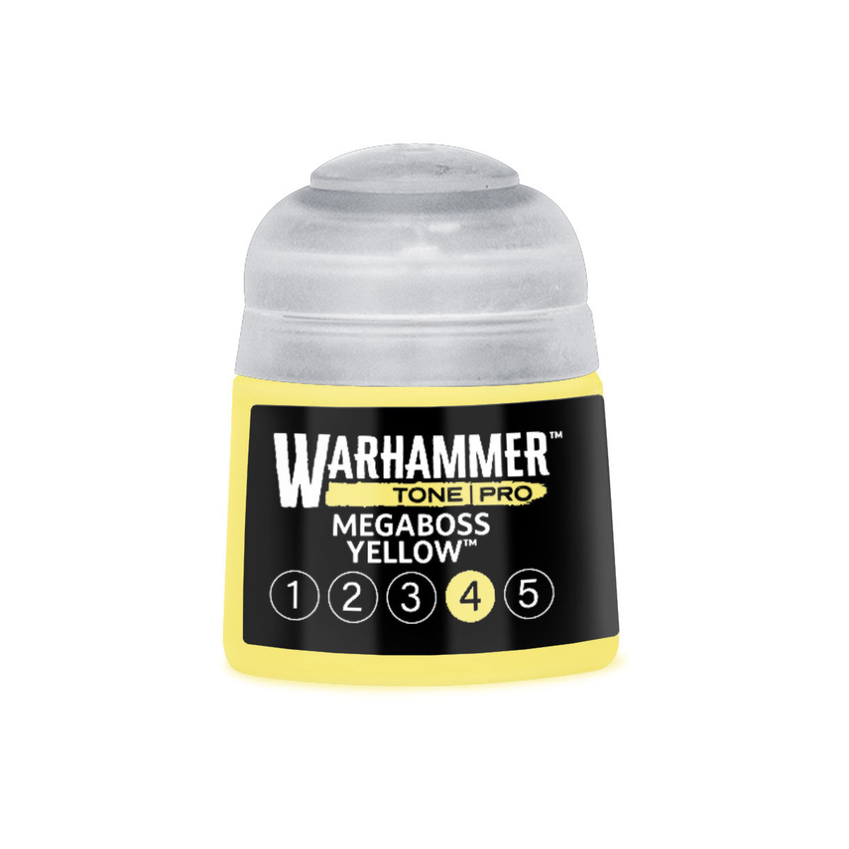20-204 Warhammer Tone Pro 12ml Paint Pot: Megaboss Yellow 4 