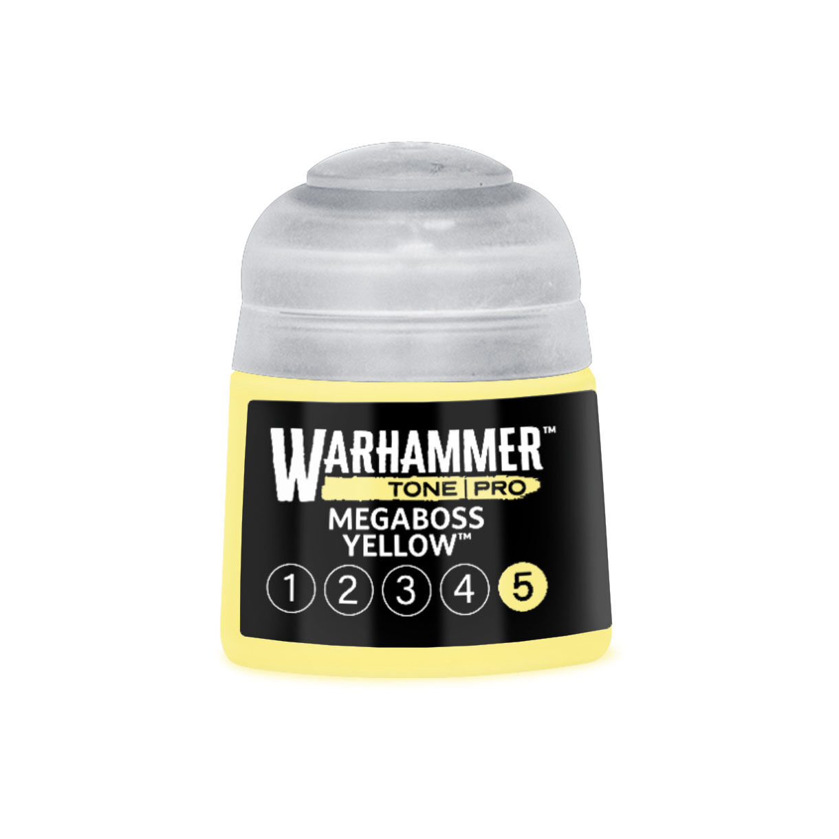 20-205 Warhammer Tone Pro 12ml Paint Pot: Megaboss Yellow 5 
