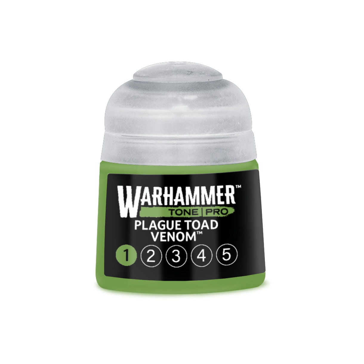 20-211 Warhammer Tone Pro 12ml Paint Pot: Plague Toad Venom 1 