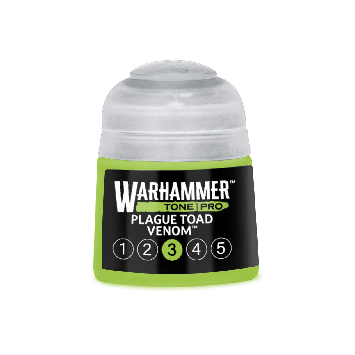 20-213 Warhammer Tone Pro 12ml Paint Pot: Plague Toad Venom 3 