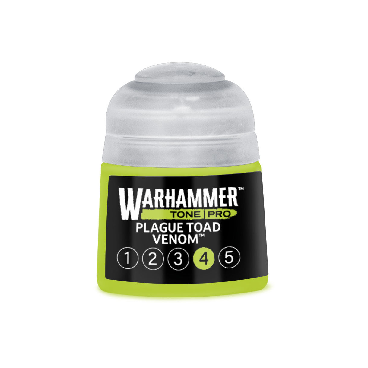 20-214 Warhammer Tone Pro 12ml Paint Pot: Plague Toad Venom 4 