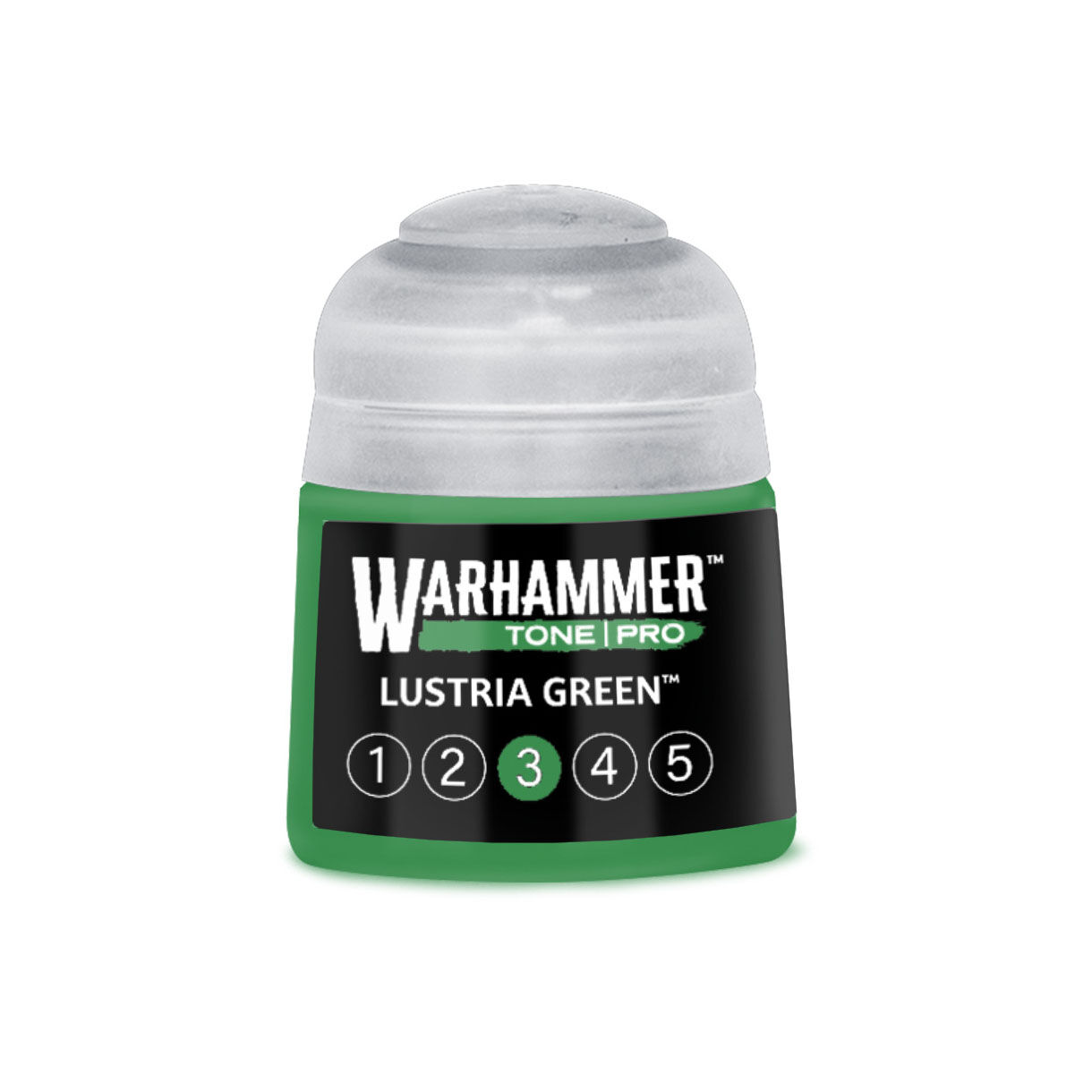 20-253 Warhammer Tone Pro 12ml Paint Pot: Lustria Green 3 