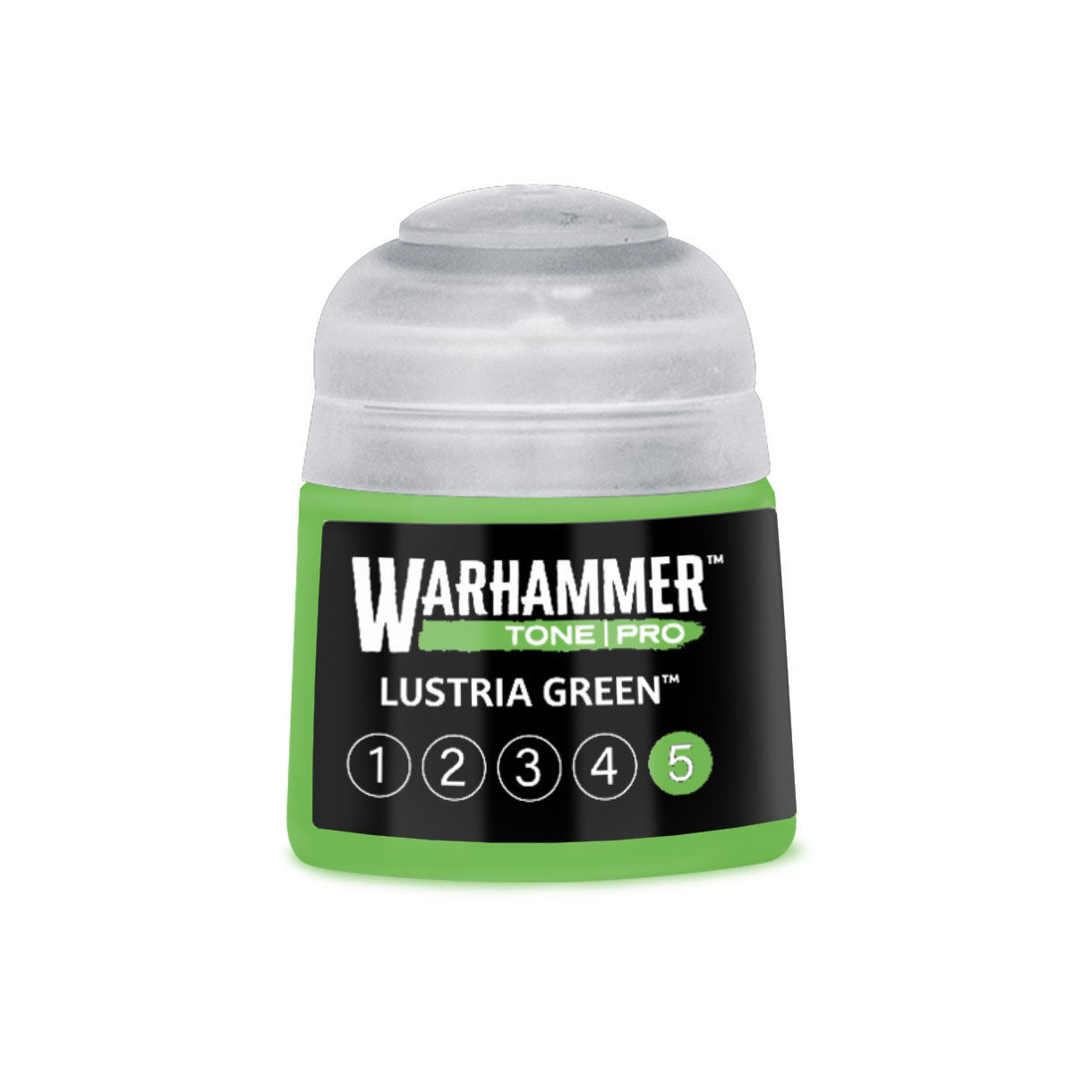 20-255 Warhammer Tone Pro 12ml Paint Pot: Lustria Green 5 