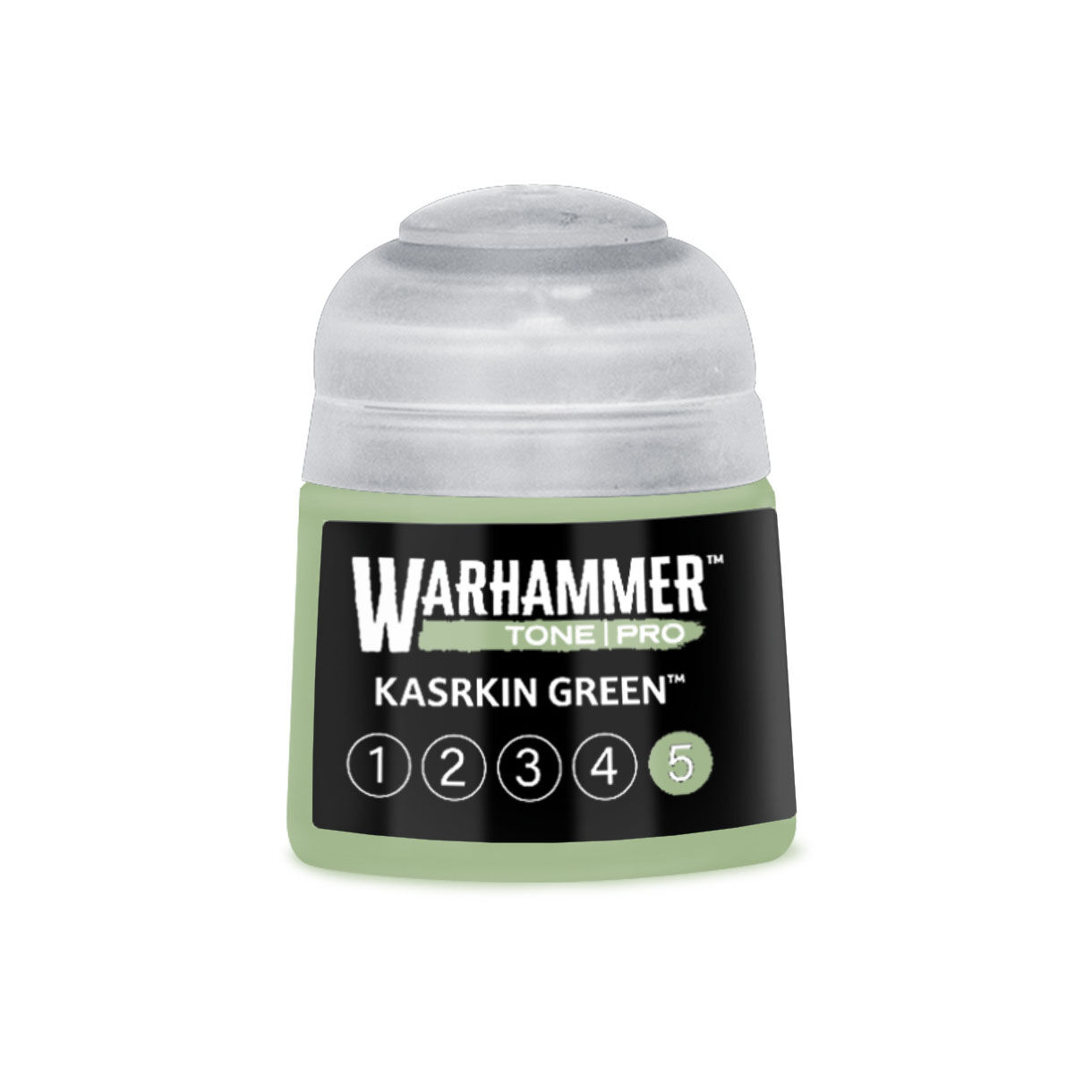 20-265 Warhammer Tone Pro 12ml Paint Pot: Kasrkin Green 5 