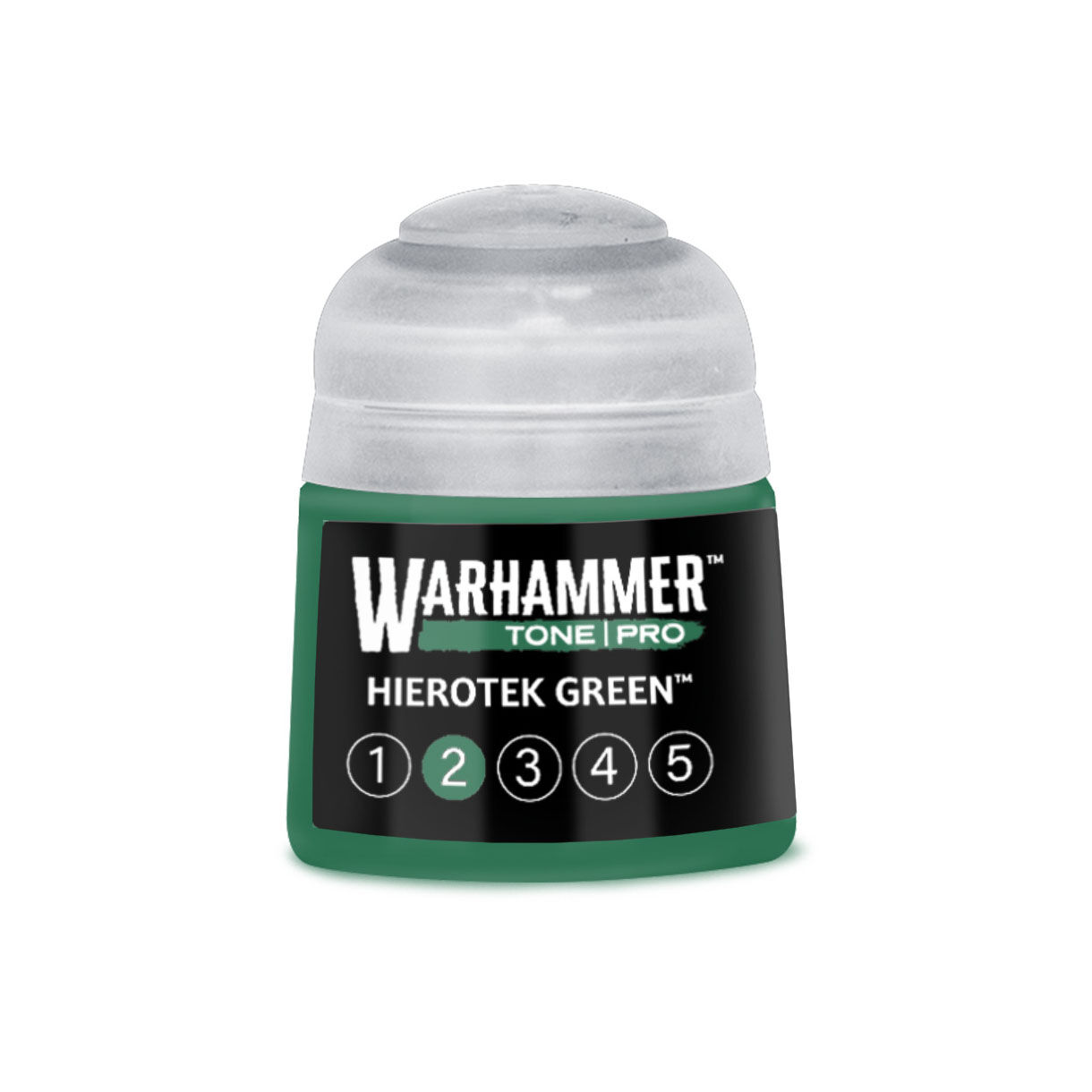 20-272 Warhammer Tone Pro 12ml Paint Pot: Hierotek Green 2 