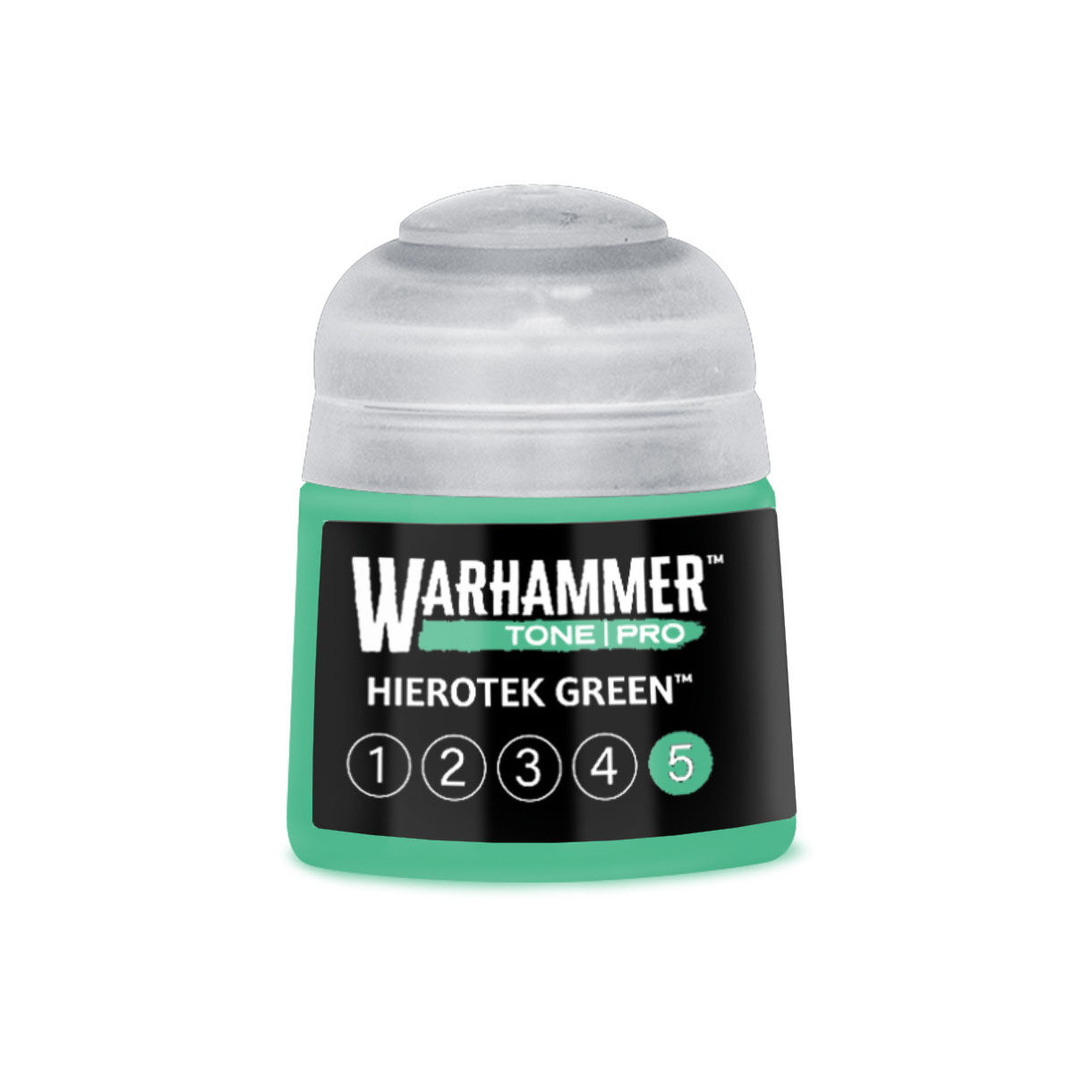 20-275 Warhammer Tone Pro 12ml Paint Pot: Hierotek Green 5 