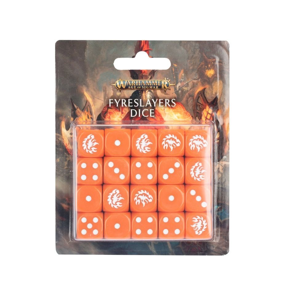 84-50 Age Of Sigmar: Fyreslayers Dice
