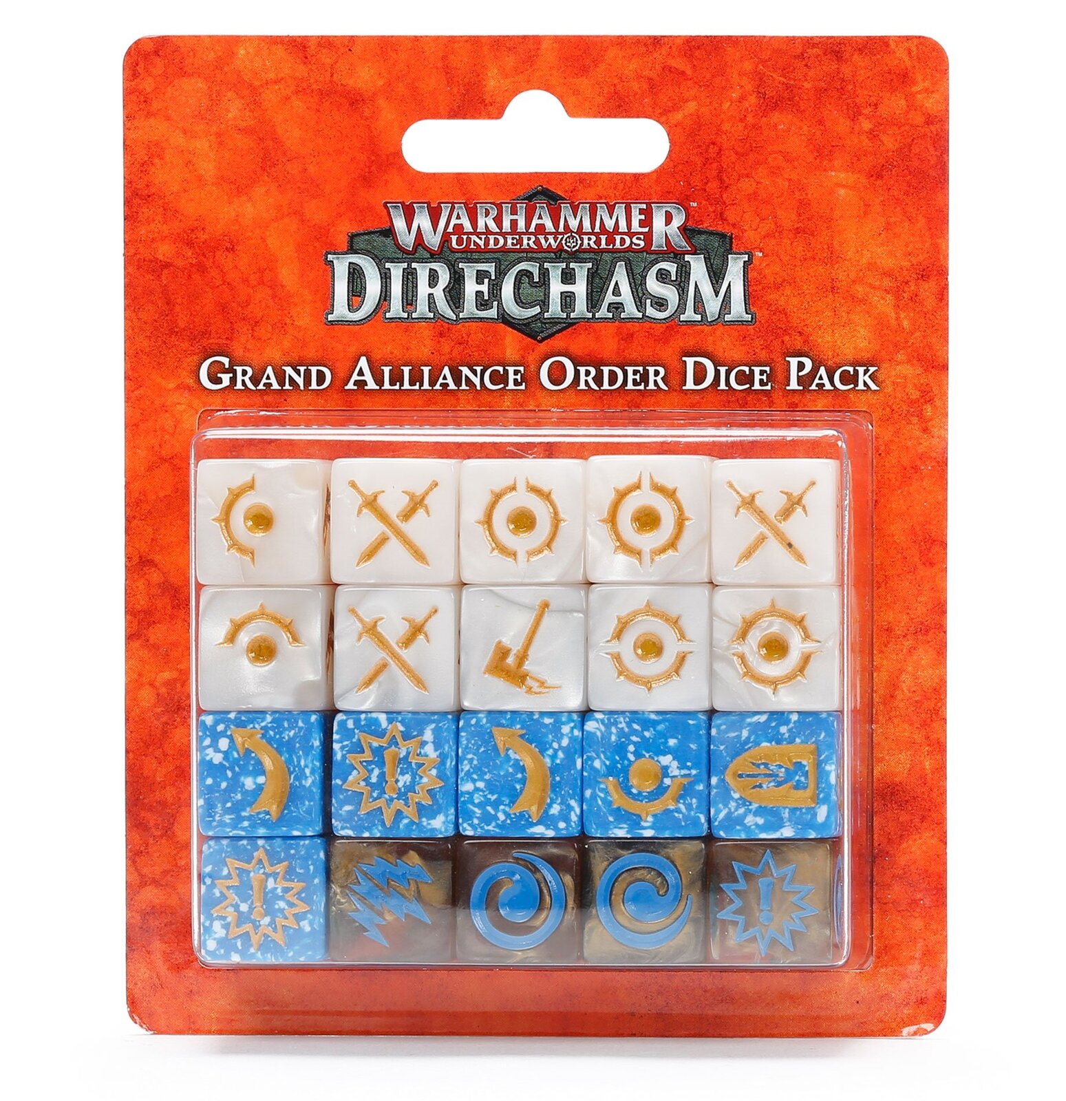 110-09 Warhammer Underworlds: Grand Alliance Order Dice Pack