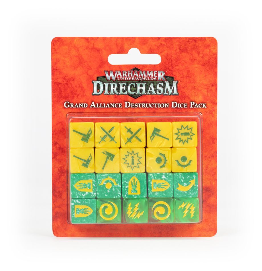 110-13 War Hammer Underworlds: Grand Alliance Destruction Dice
