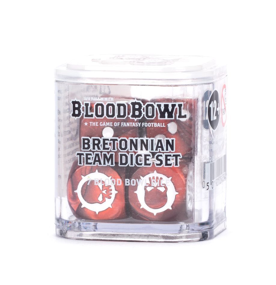 202-58 Blood Bowl: Bretonnian Team Dice Set