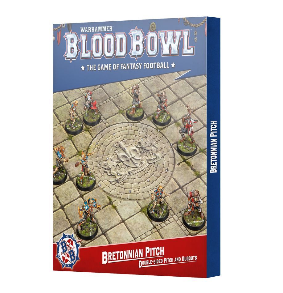 202-61 Blood Bowl: Bretonnian Team Pitch & Dugouts