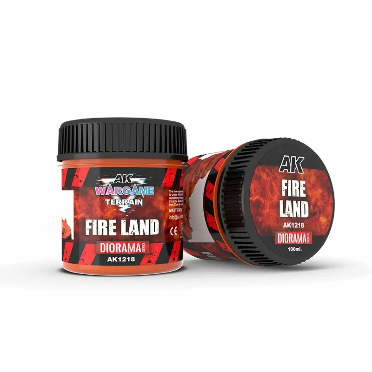 AK-Interactive: Diorama - Terrains - Fire Land 100 ml.
