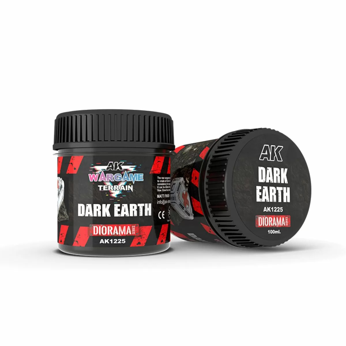 AK-Interactive: Diorama - Terrains - Dark Earth 100 ml.