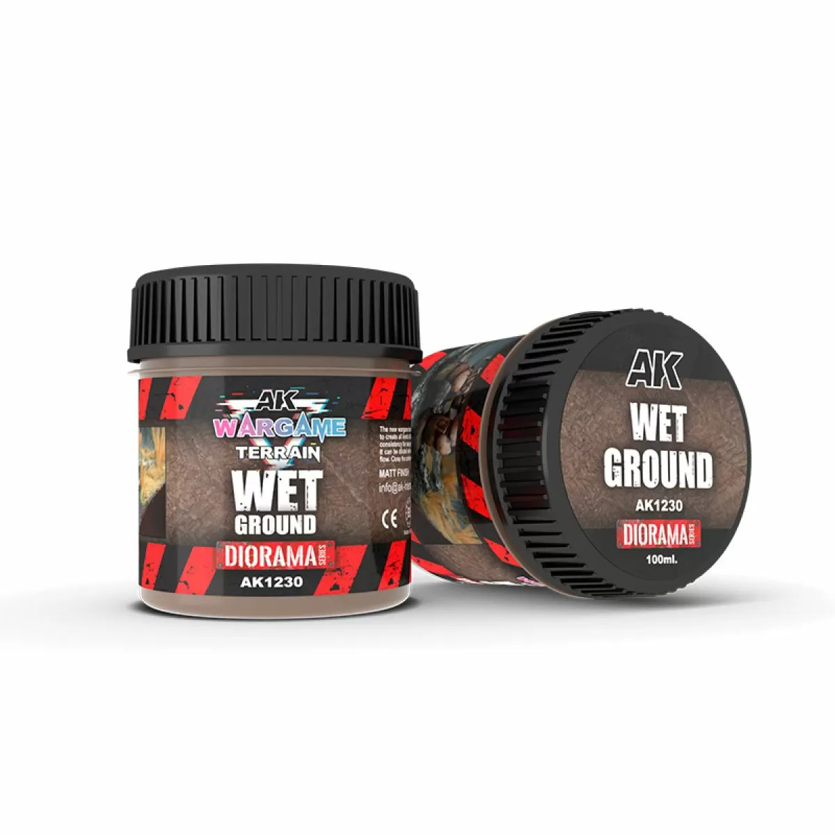AK-Interactive: Diorama - Terrains - Wet ground 100 ml.