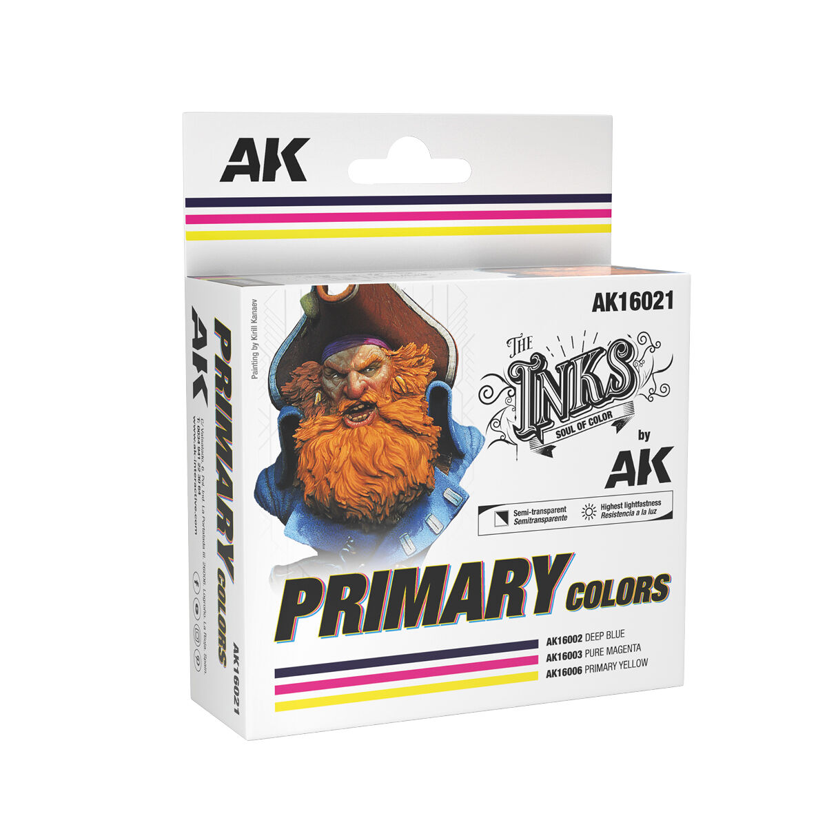 Ak-Interactive: Inks: Primary Colours - Ink Set