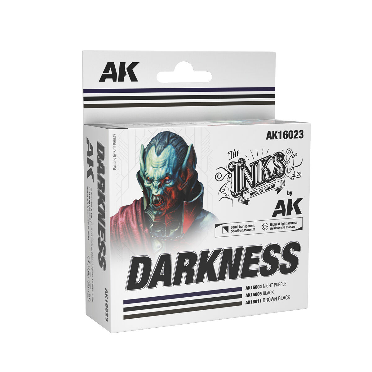 Ak-Interactive: Inks: Darkness - Ink Set
