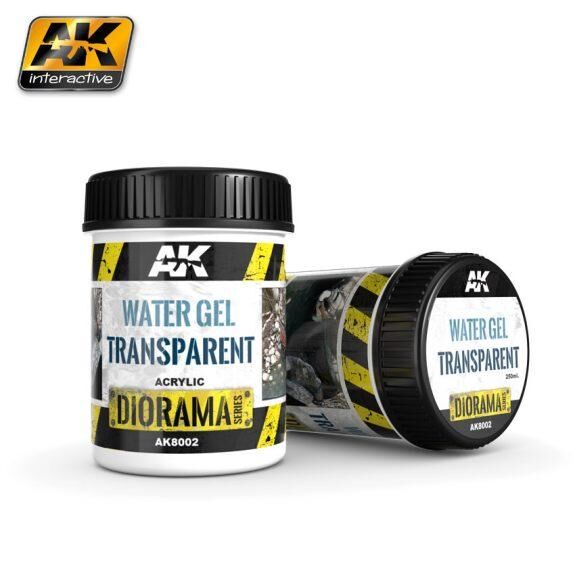 AK-Interactive: (Texture) WATER GEL TRANSPARENT - 250ml (Acrylic)
