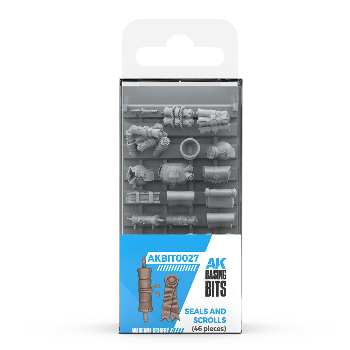AK Basing Bits: Seals And Scrolls (46 Pieces)