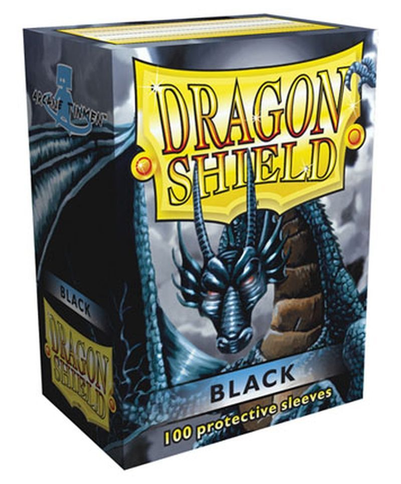 Dragon Shield Sleeves: 100 Box Black