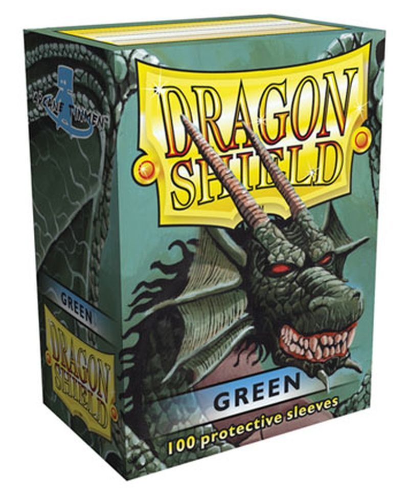 Dragon Shield Sleeves: 100 Box - Green