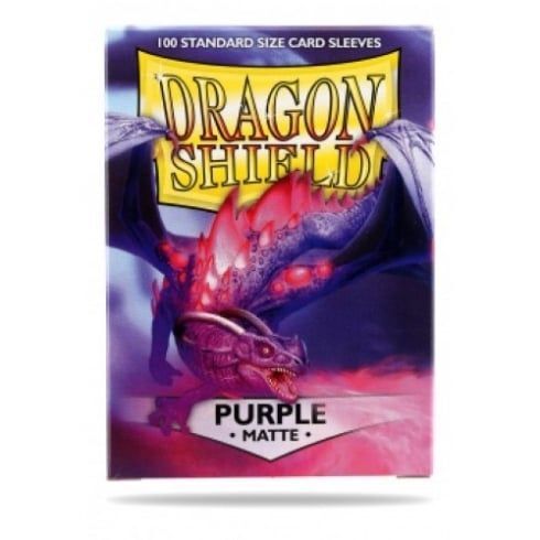 Dragon Shield Sleeves: 100 Box - Matte Purple