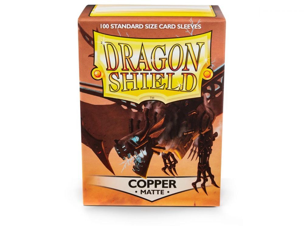 Dragon Shield Sleeves: 100 Box - Matte Copper