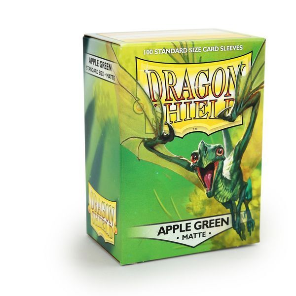 Dragon Shield Sleeves: 100 Box - Matte Apple Green