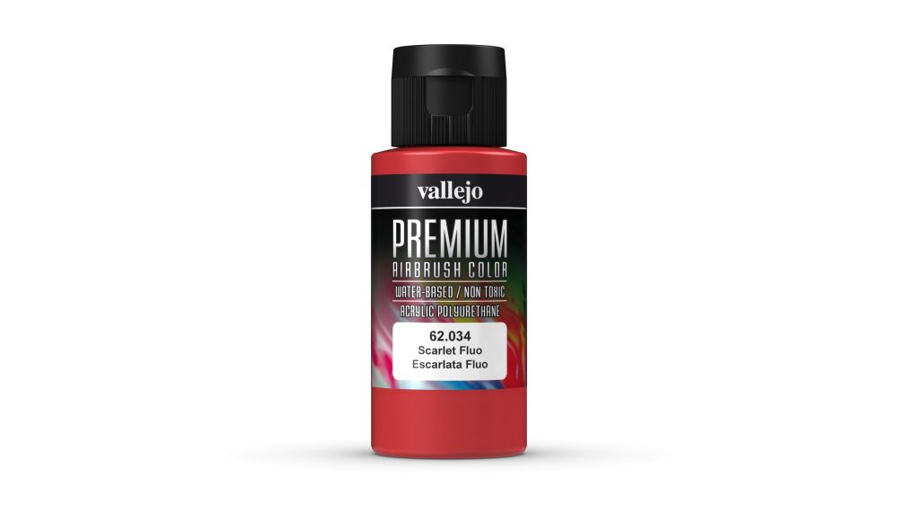 Premium Colour Fluorescent Scarlet 60 ml
