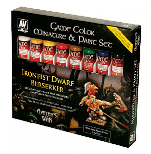 Game Colour set (8 colours, brush, figure) Special Set