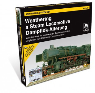 Model Colour Box Set Weathering a Steam Locomotive