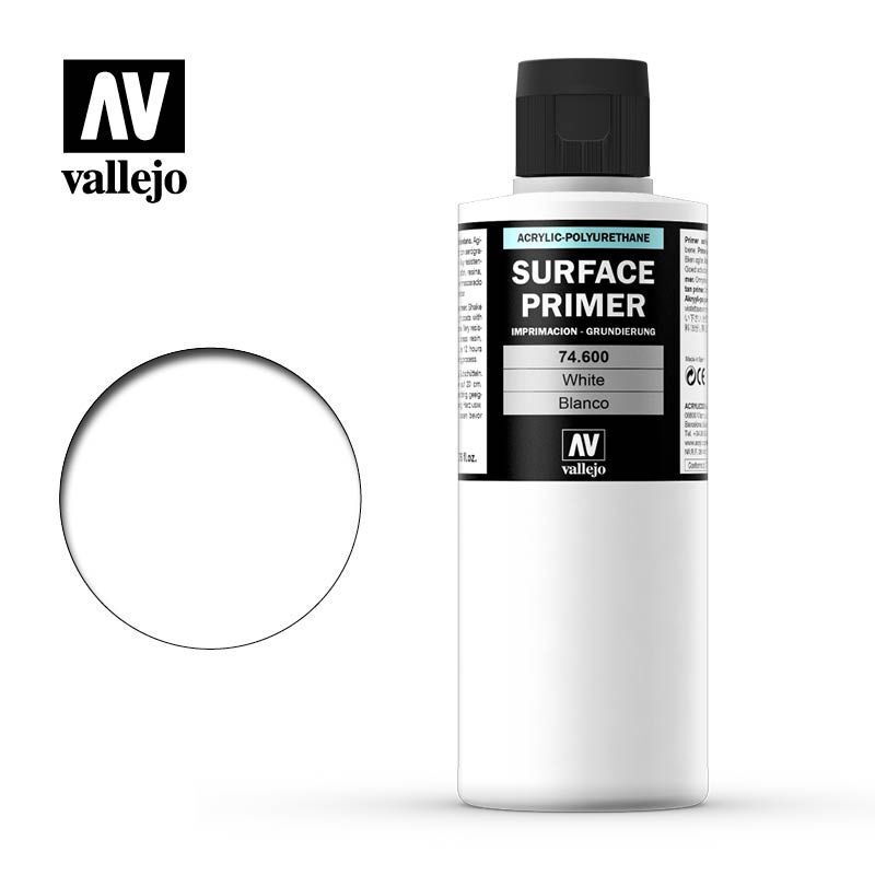 Vallejo Surface Primer Colour White 200ml