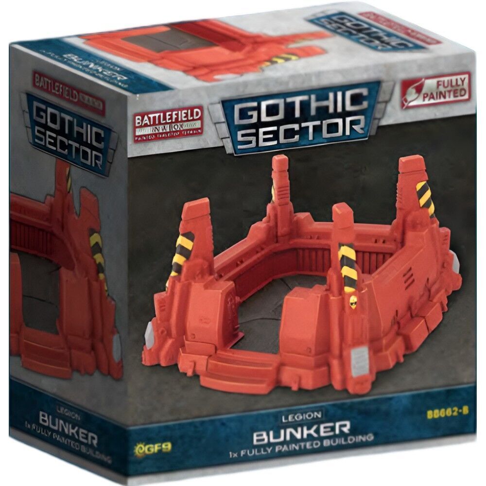 Battlefield in a Box: Gothic Sector – Legion Bunker - Red Paint Scheme