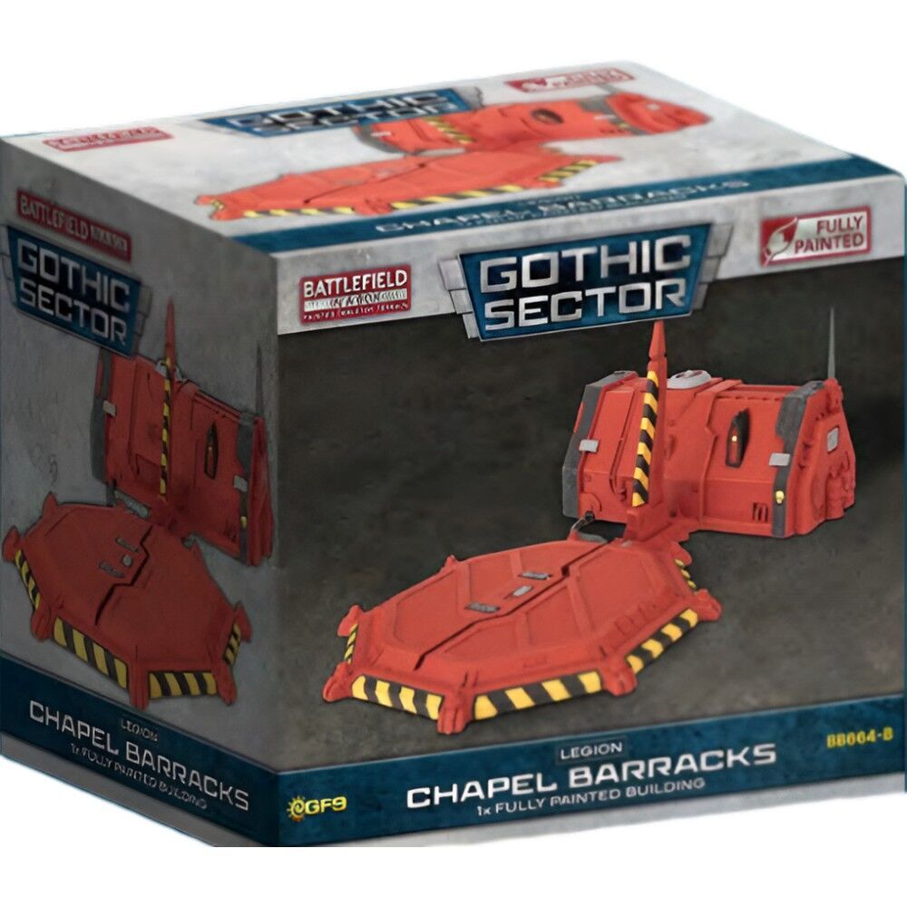 Battlefield in a Box: Gothic Sector – Legion Chapel Barracks - Red Paint Scheme