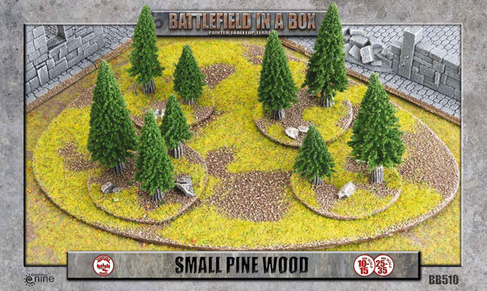 Battlefield in a Box: BB510 Small Pine Wood (15/30mm)