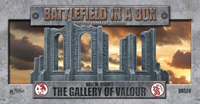Battlefield in a Box: BB524 Gothic Battlefields - Hall of Heroes Gallery of Valour - 30mm (1 pc)