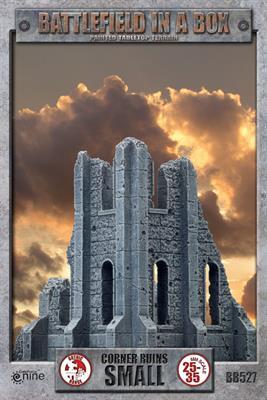 Battlefield in a Box: BB527 Gothic Terrain: Small Corner Ruin - 30mm (1 pc)