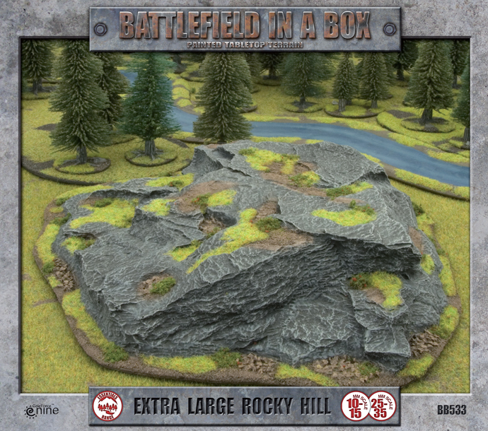 Battlefield in a Box: Extra Large Rocky Hill (15/30mm)