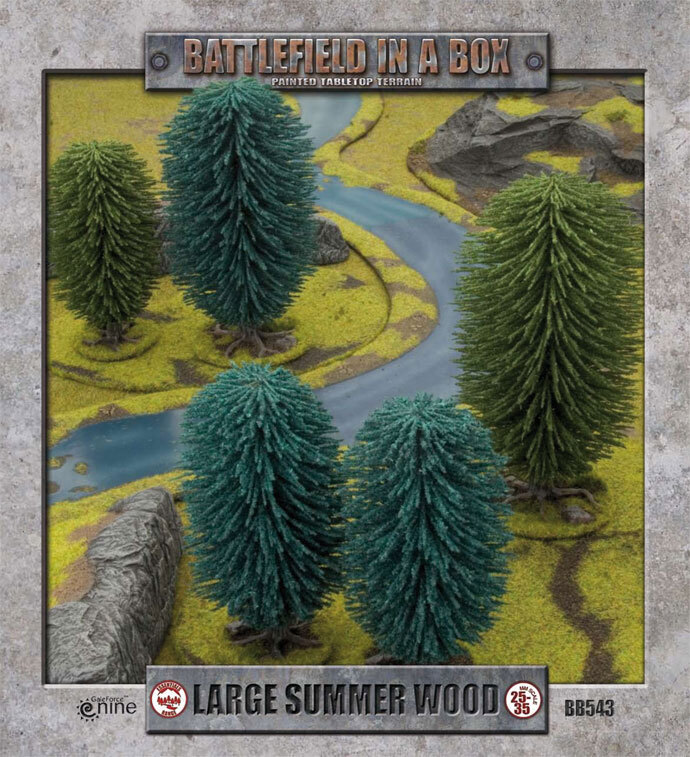 Battlefield in a Box: BB543 Large Summer Wood (30mm)