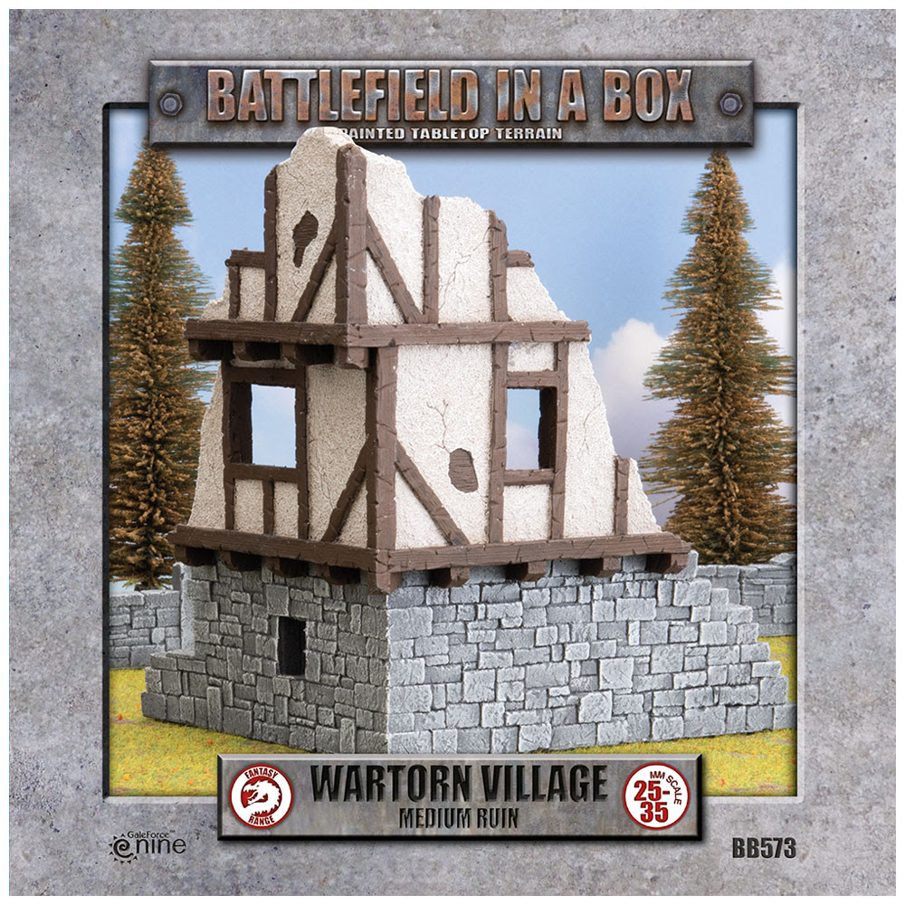 Battlefield in a Box: Wartorn Village - Medium Ruin