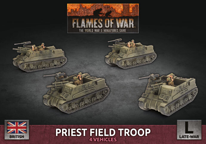 Priest Field Troop (x4) (Plastic) BBX64